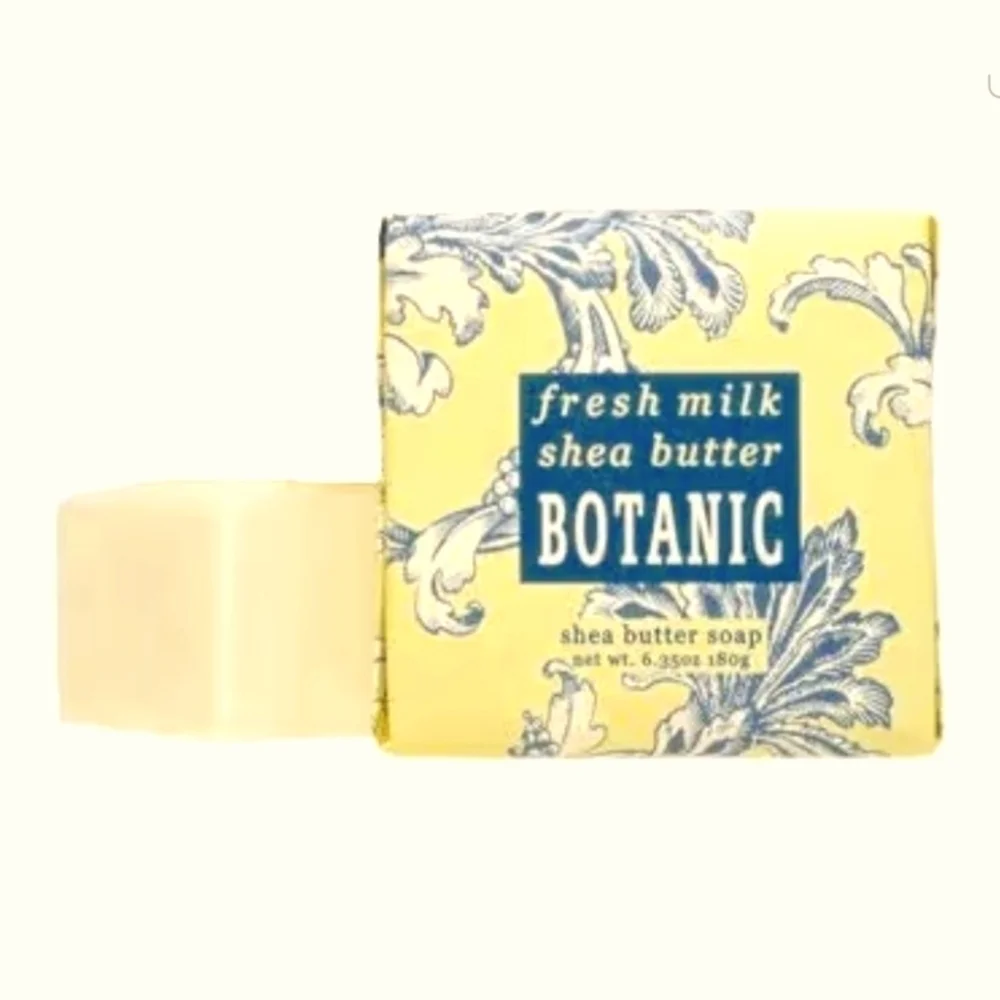 Greenwich Bay Trading Co. Fresh Milk Shea Butter Botanic Soap 3 Pack NWT